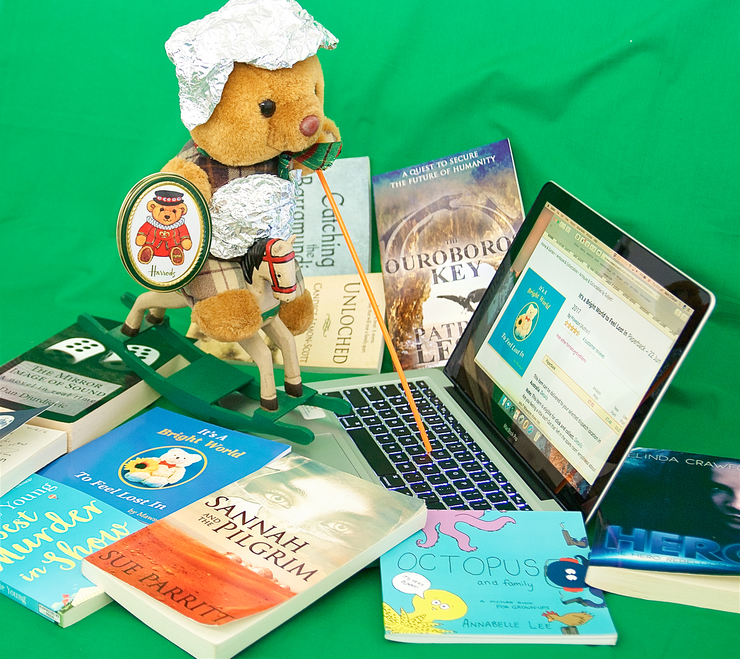 Sir Scotland the Brave smites the keyboard