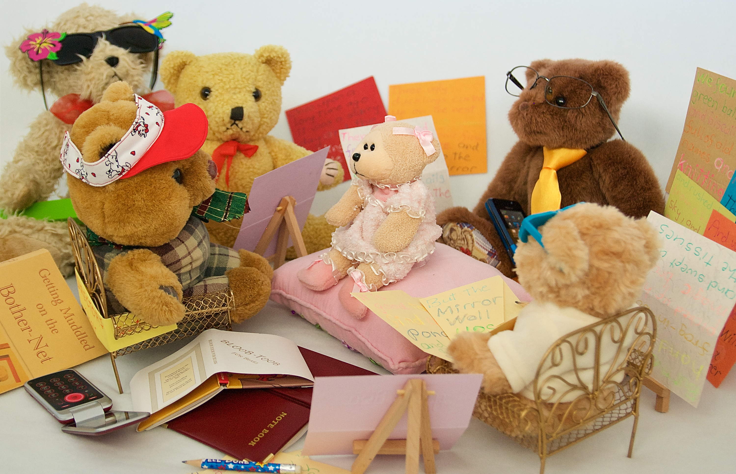 The conference about the pictures for the book, She Ran Away From Love, by Mawson