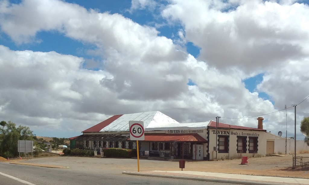 Building that lost its roof in a recent cyclone