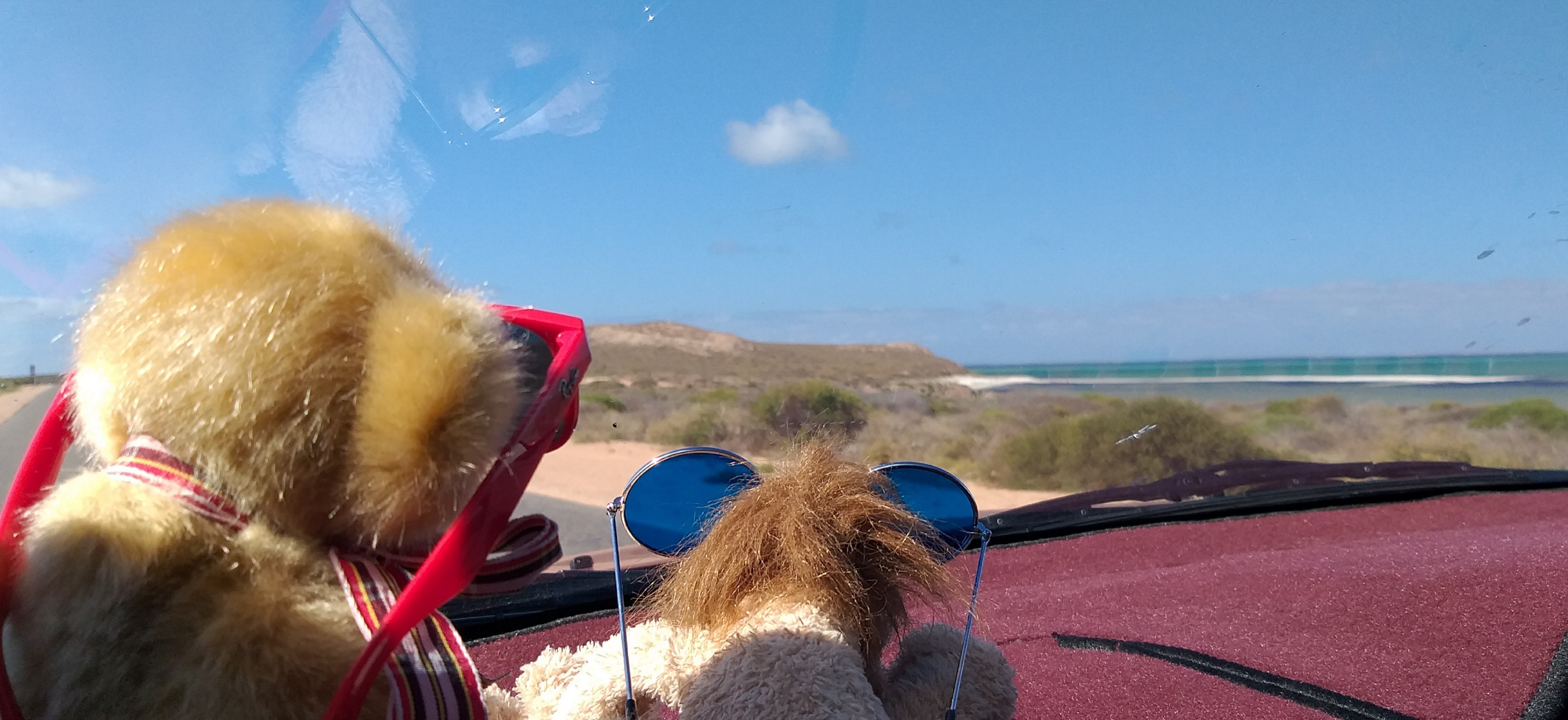 Lionel and Gavin spot the sea and think they are Nearly There. But they aren't.