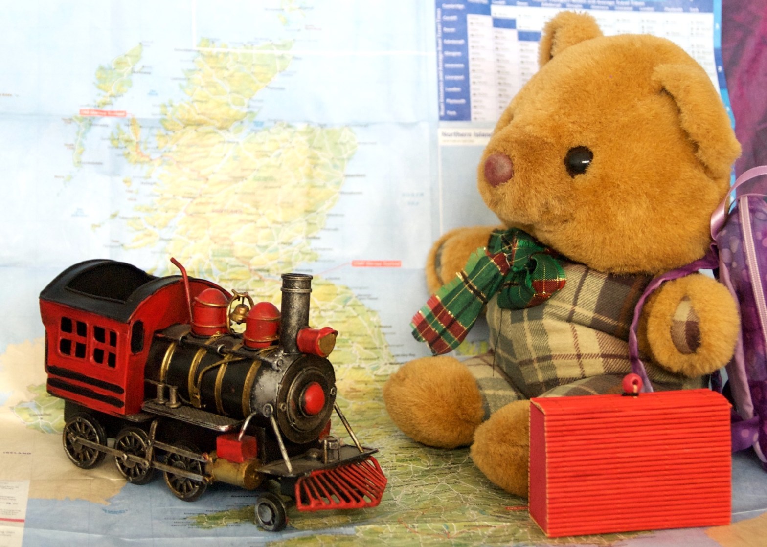 Scotty considers travelling around the UK by train