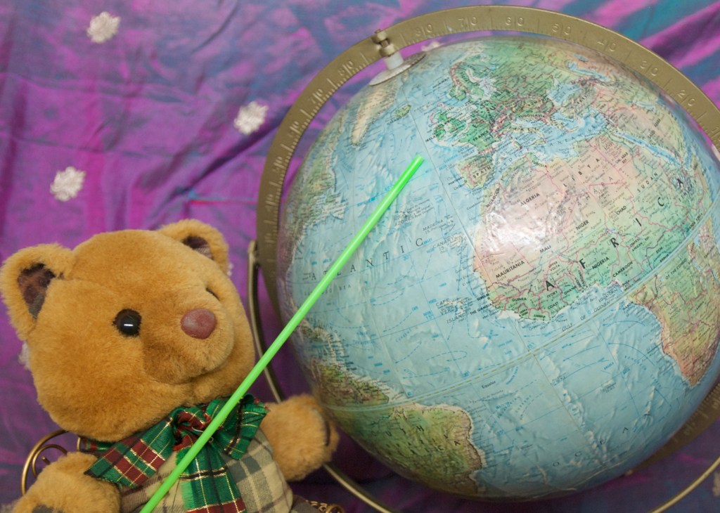 Scotland is on the other side of the world