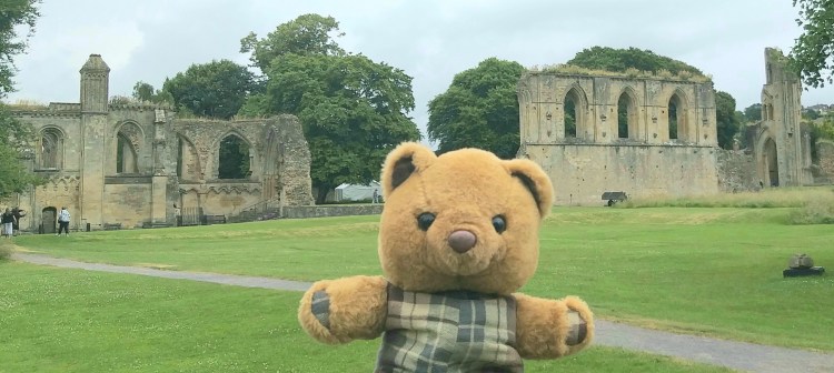 Selfie of Scotty at Glastonbury Abbey