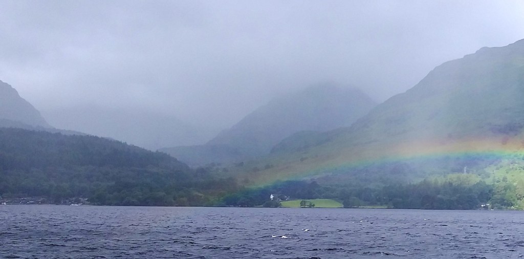 The purples hues on the braes of Loch Lomond