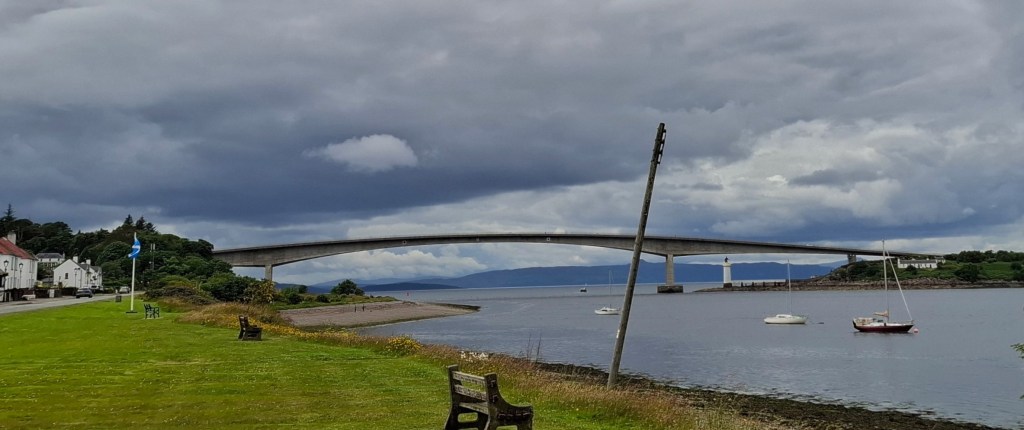 Bridge from Scottish mainland to Isle of Skye
