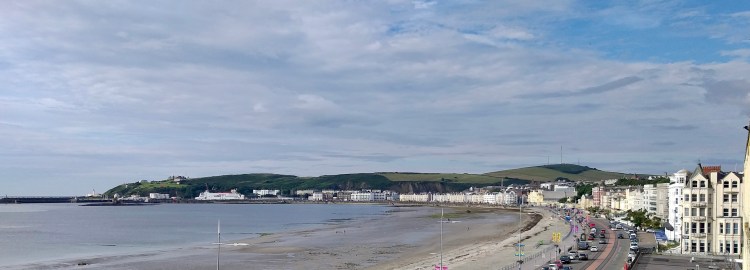 Douglas in Isle of Man looking along the Promenade