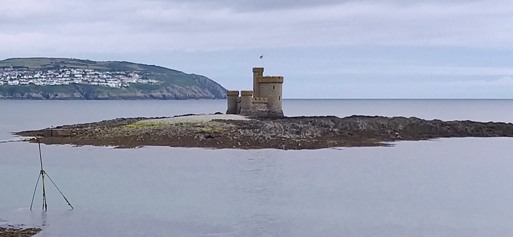 The Isle of Refuge in the tidal bay off Douglas